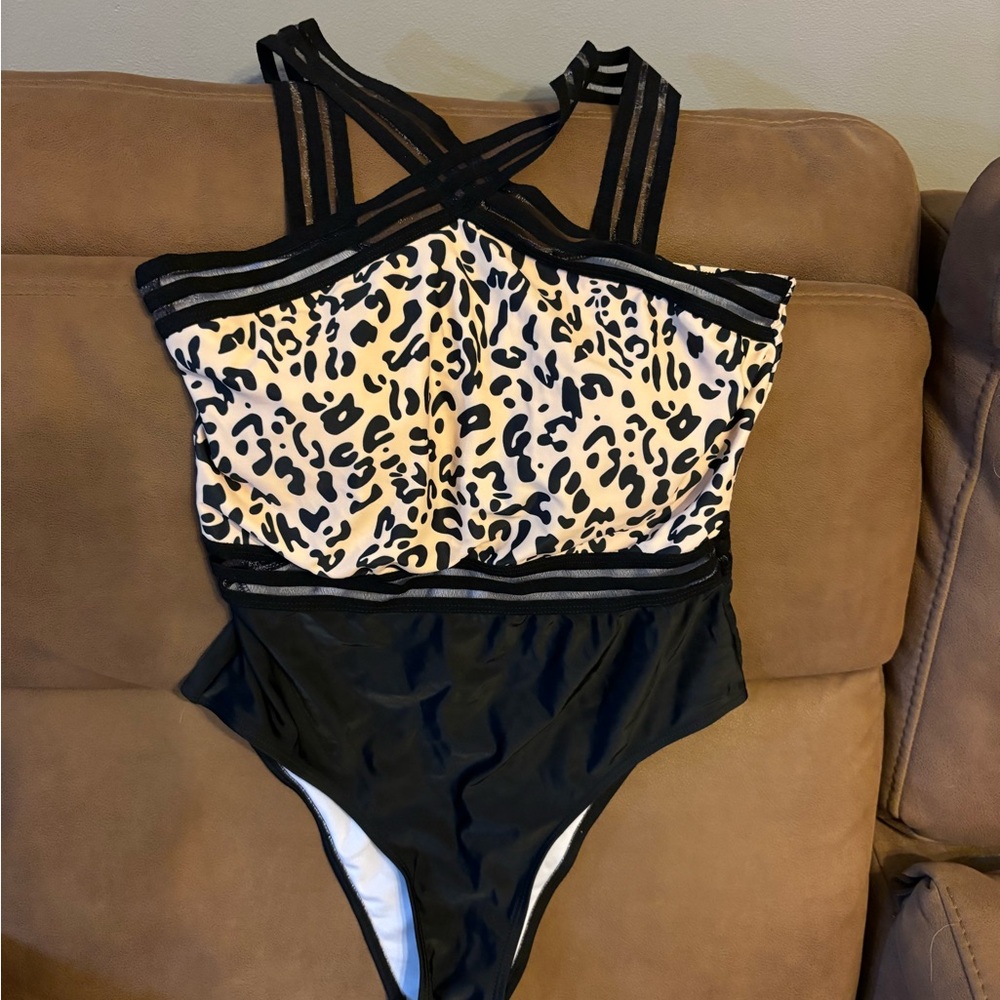 SHEIN one piece swimsuit, large